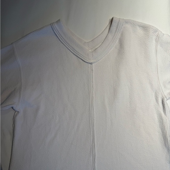 Aerie White Long Sleeve Sweater Tee - Picture 1 of 5